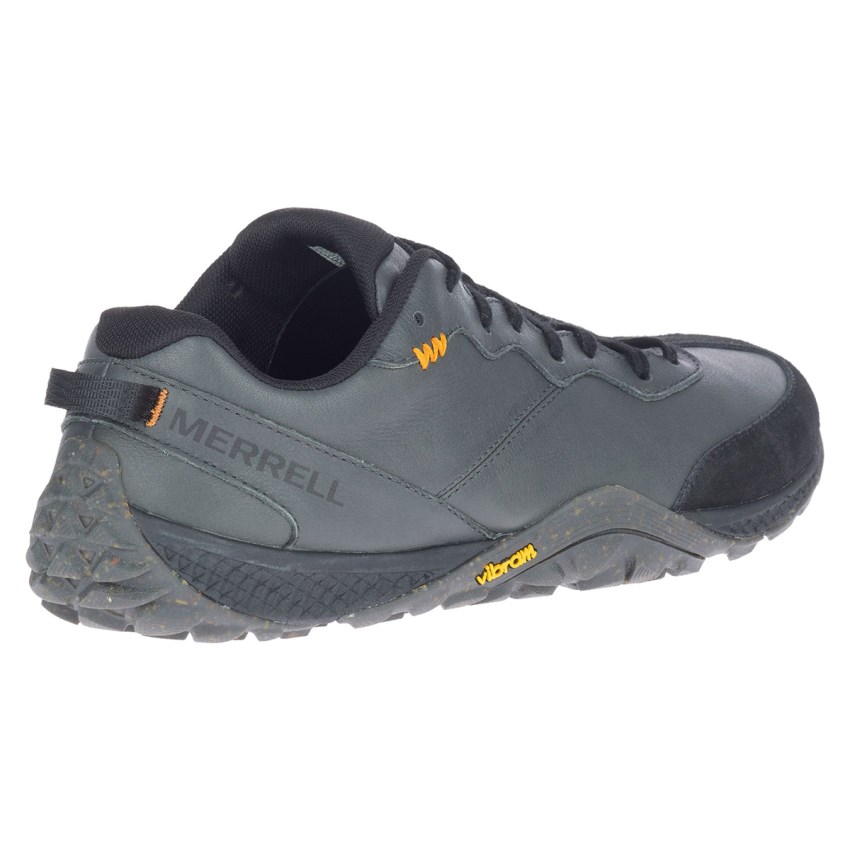 Chaussure Trail Merrell Glove 6 Leather Grise Foncé Homme | I.E.OXRE